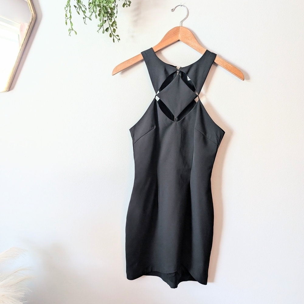 Angel Biba Black Sleeveless Dress Size 6 Vintage